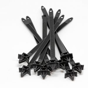 4.8mm x 200mm Push Type Cable Tie 100pcs