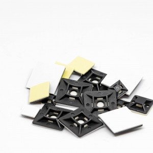 12.5mm x 12.5mm Cable Tie Mounts 100pcs