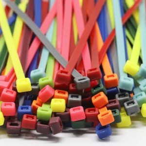 4.8mm x 300mm Mixed Colour Cable Ties 100pcs